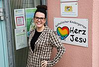 Bettina Egger, die neue Leiterin der Kindertagesstätte Herz Jesu, freut sich, die anstehenden Aufgaben zu übernehmen. Foto: Kath. Kita IN gGmbH/Vogl