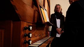 Die neue afrikanische Orgel in der Kolpingkapelle Eichstätt. Foto: Johannes Heim/pde
